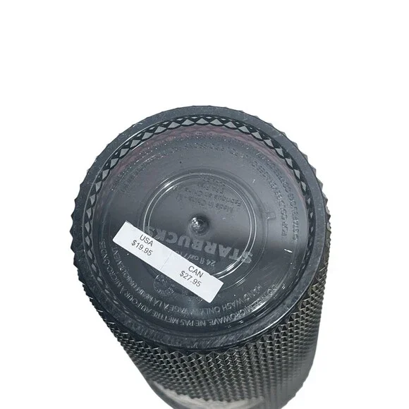 Starbucks Black Iridescent Studded Tumbler 2020 Fall Venti 24 Oz EUC - Picture 7 of 7